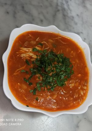 صورة لوصفة شوربة لسان العصفور