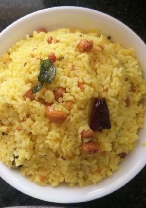 A picture of Lemon Rice.