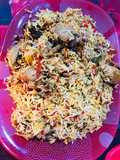 Chicken desi biryanibakra eid meaty