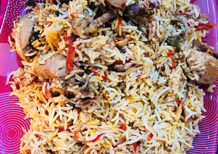 Recipe of Any-night-of-the-week Chicken desi biryani bakra eid meaty