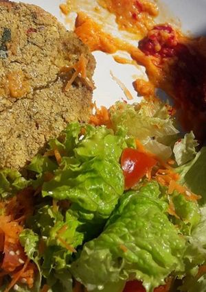 Una foto de Hamburguesas de brócoli y lentejas
