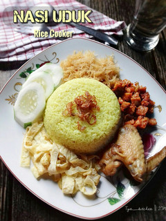 Foto resep Nasi Uduk Rice Cooker