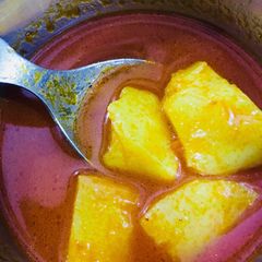 A picture of Aloo ki sabji.