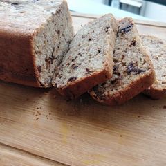 A picture of Banana Nutella Bread.