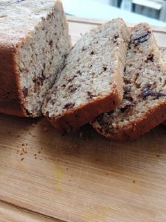 A picture of Banana Nutella Bread.