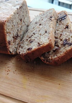 A picture of Banana Nutella Bread.