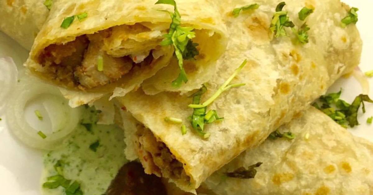 Chicken bihari boti roll😍😍 Recipe by Erum Ahmed - Cookpad