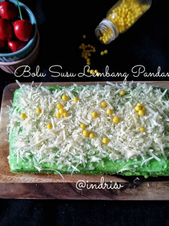 Foto resep Bolu Susu Lembang Pandan