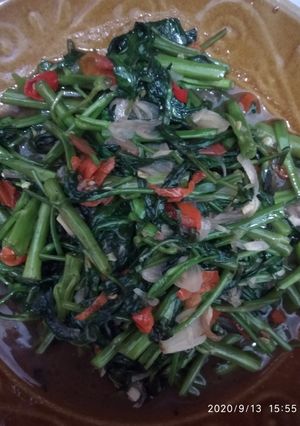 Foto resep Kangkung tumis pedas