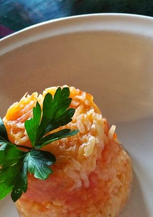 Una foto de Arroz rojo