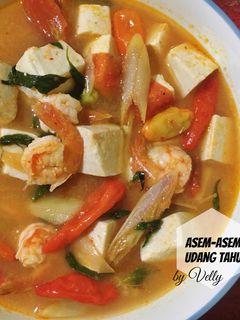 Foto resep Asem Asem Udang Tahu