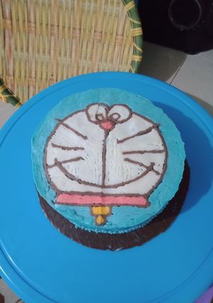 Foto resep Kuetar Gambar Karakter Basic Cake Brownies