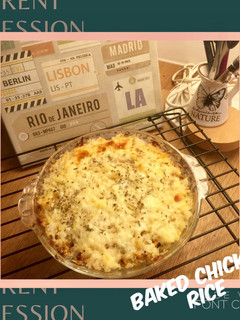 Foto resep Baked chicken rice