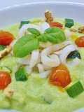Calamari e crema di zucchine