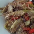 Tumis ikan asin bulu ayam