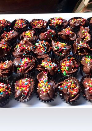 Foto resep COKLAT KONFLIK(Corn flake chocolate)