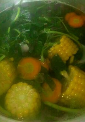 Foto resep Sayur bayam simple