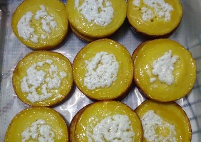Cara membuat Bingka labu kuning bakar Cara membuat Bingka labu kuning bakar