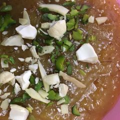 A picture of Bhutte ka halwa.