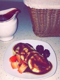 صورة لوصفة بان كيك شهي 🥞🍓