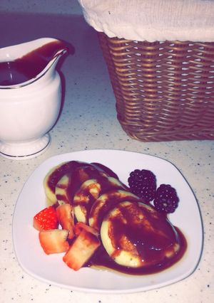 صورة لوصفة بان كيك شهي 🥞🍓