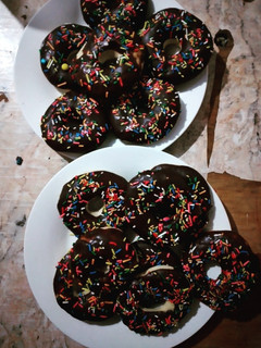 Una foto de Donuts horneadas