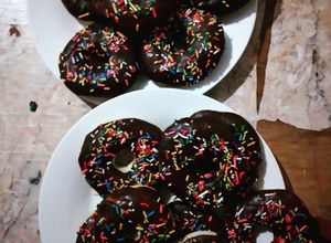 Una foto de Donuts horneadas