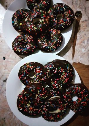 Una foto de Donuts horneadas