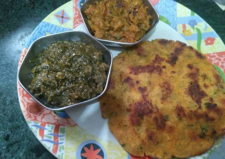 Sarso saag, Salgum saag, Makki ke roti