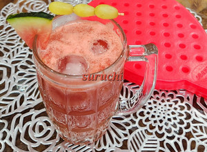 A picture of Watermelon🍉 Grapes🍇 Refresher.