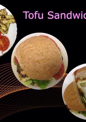 A picture of Healthy Tofu Sandwich 🥪.