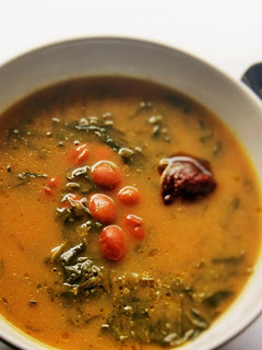 Foto de Caldo Verde com Couve-flor e Feijão Manteiga