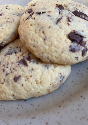 Une photo de Cookies au pépite de chocolat