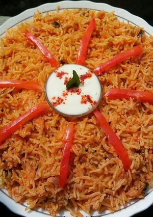 A picture of Tomato Rice.