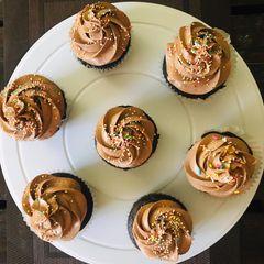 A picture of Chocolate cupcakes.