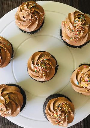 A picture of Chocolate cupcakes.