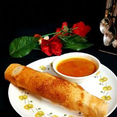 Instant Semolina-Wheat Flour Dosa A picture of Instant Semolina-Wheat Flour Dosa.