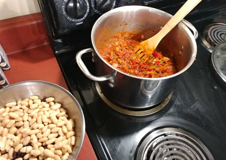 Simple Way to Prepare Any-night-of-the-week Vegan Chili