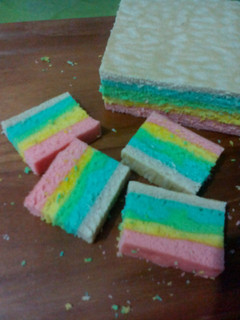 Foto resep Rainbow Cake Kukus