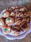Galletas de banana y pasta de maní