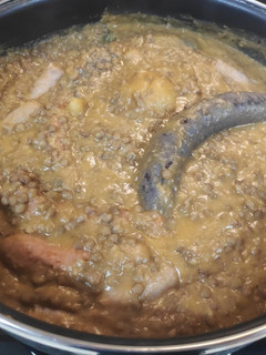 Una foto de Lentejas receta de la Abuela