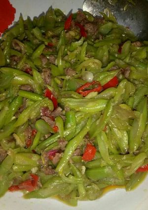 Foto resep Oseng buncis daging sapi