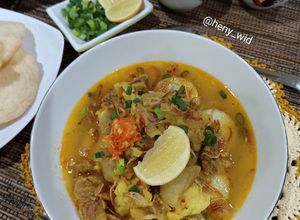 Foto resep Lontong Otot Sapi & Tetelan