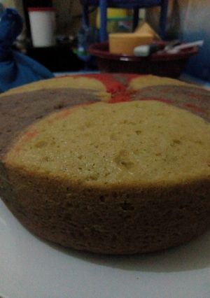 A picture of Vanilla marble cake.