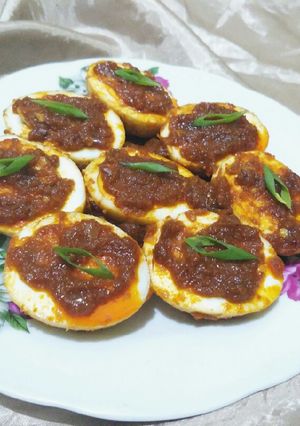 Foto resep Telur Balado Instan