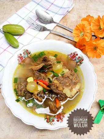Cara Mudah Menyiapkan Resep Asem Asem Balungan Sapi Belimbing Wuluh yang Enak Banget