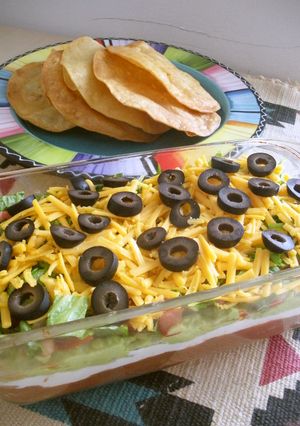 A picture of Perfect for Parties: Seven-Layer Dip.