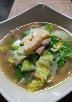 Foto resep Ca sawi bakso tofu