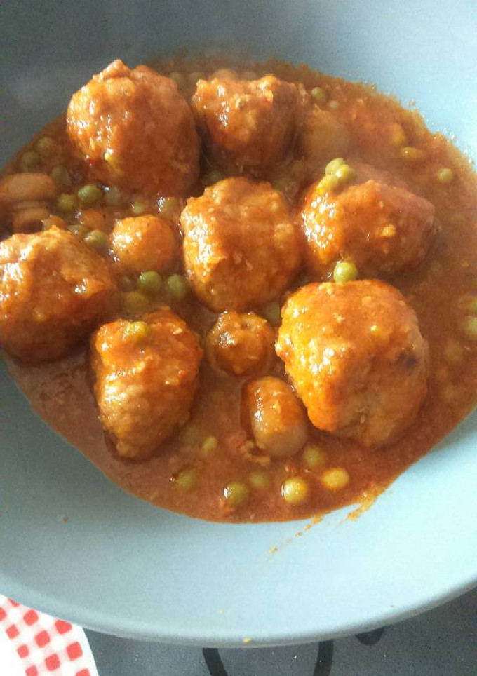 Una foto de Albóndigas a mi estilo