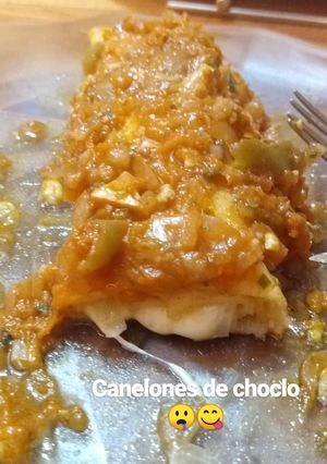 Una foto de Canelones de choclo